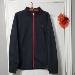 Spyder Black Jacket with Red Spyder logo